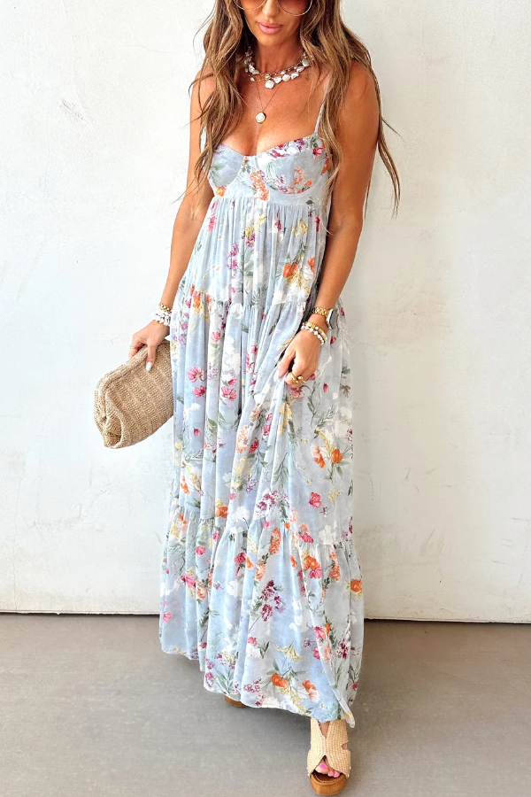 Tea™ Floral Maxi Dress
