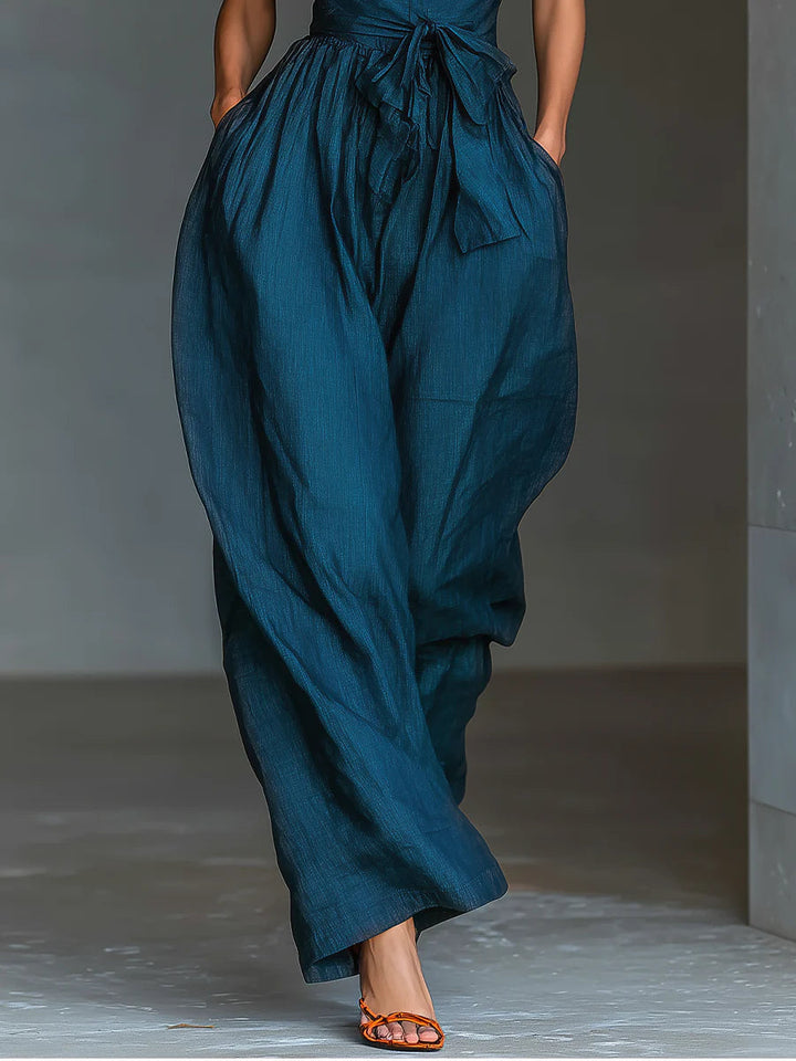 Arden™ Cross-Neck Wide-Leg Jumpsuit