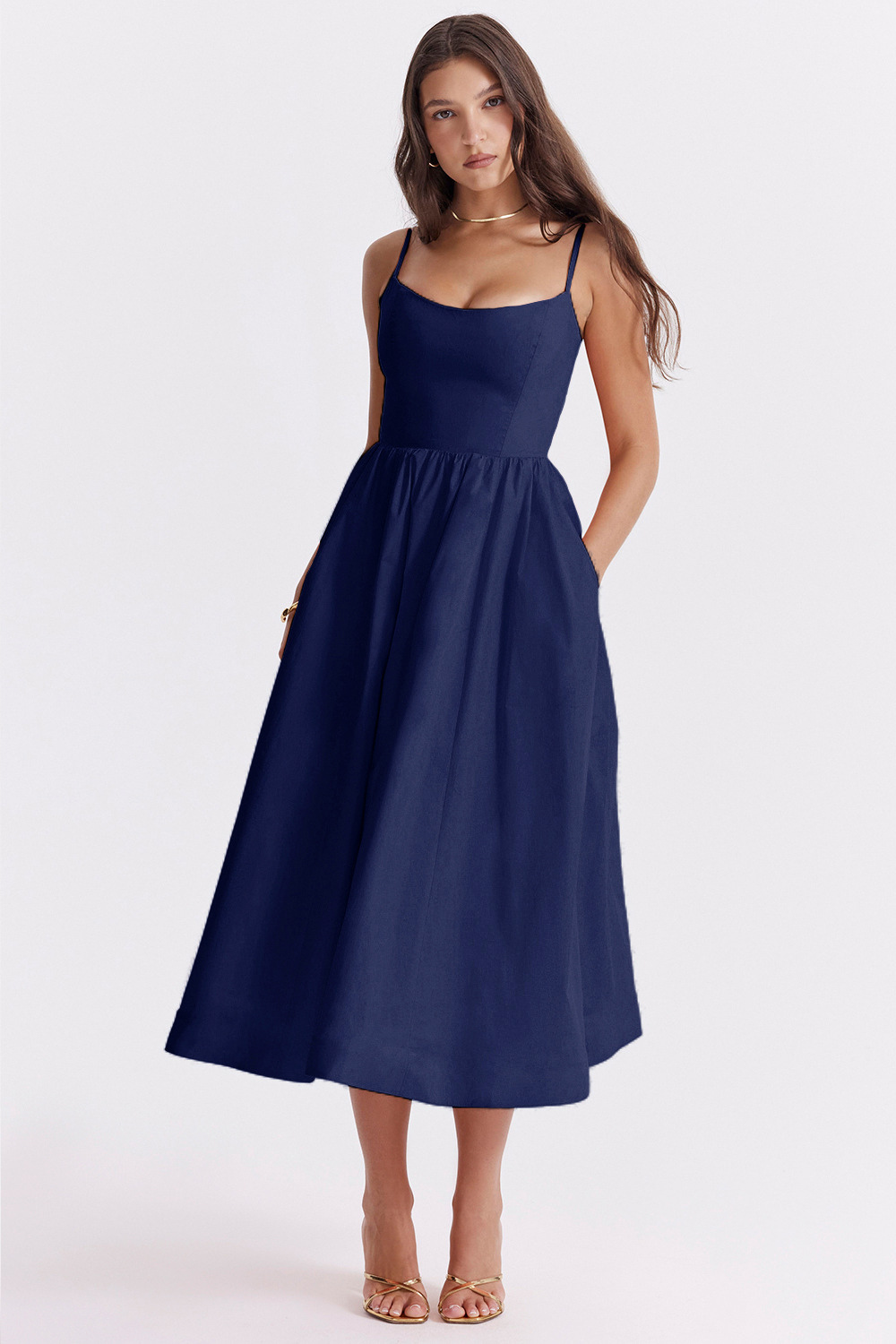 ESTELLE™ Elegant Midi Dress