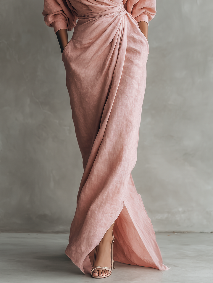 Mirelle™ V-Neck Maxi Dress