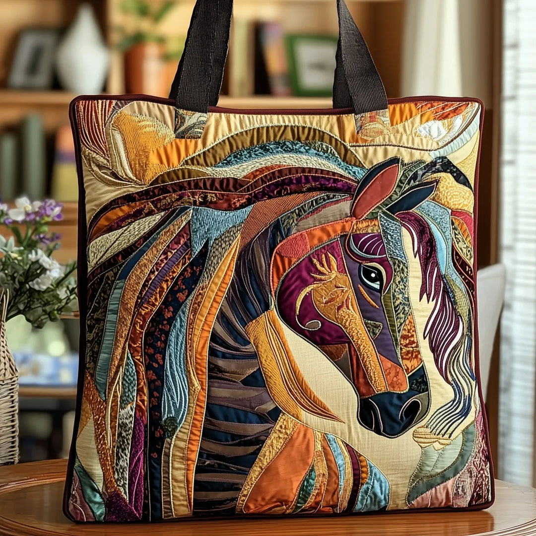 Adeline™  Multicolored Mosaic Horse