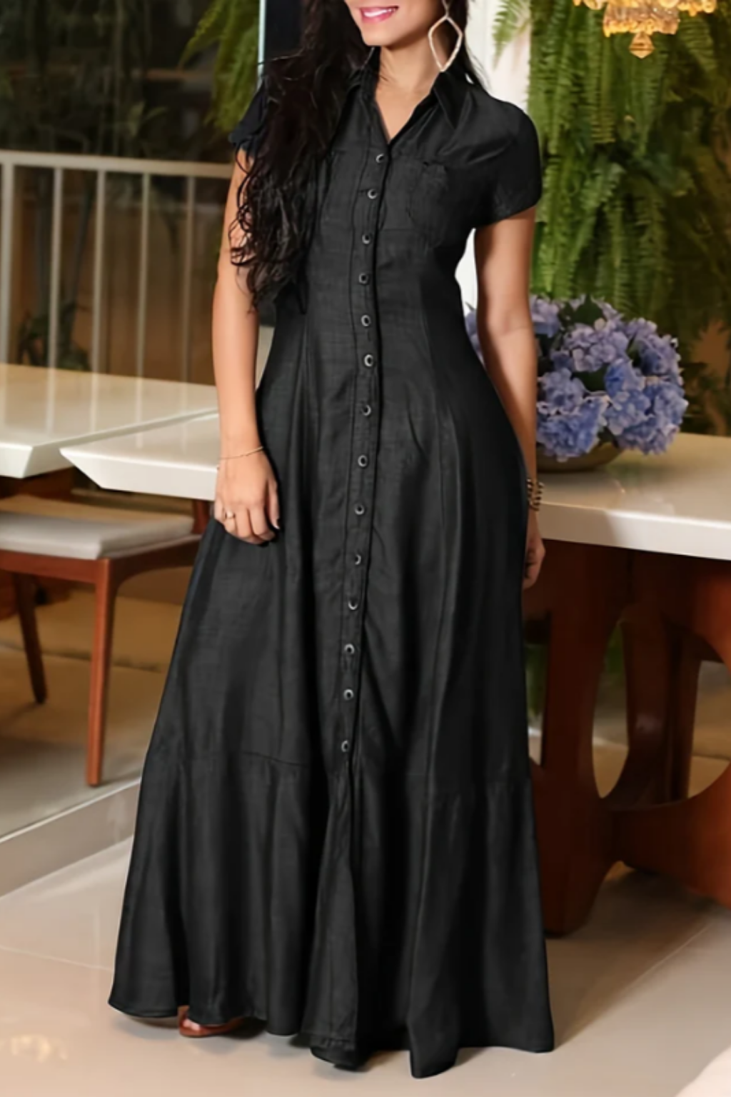 Hera™ Long Denim Dress