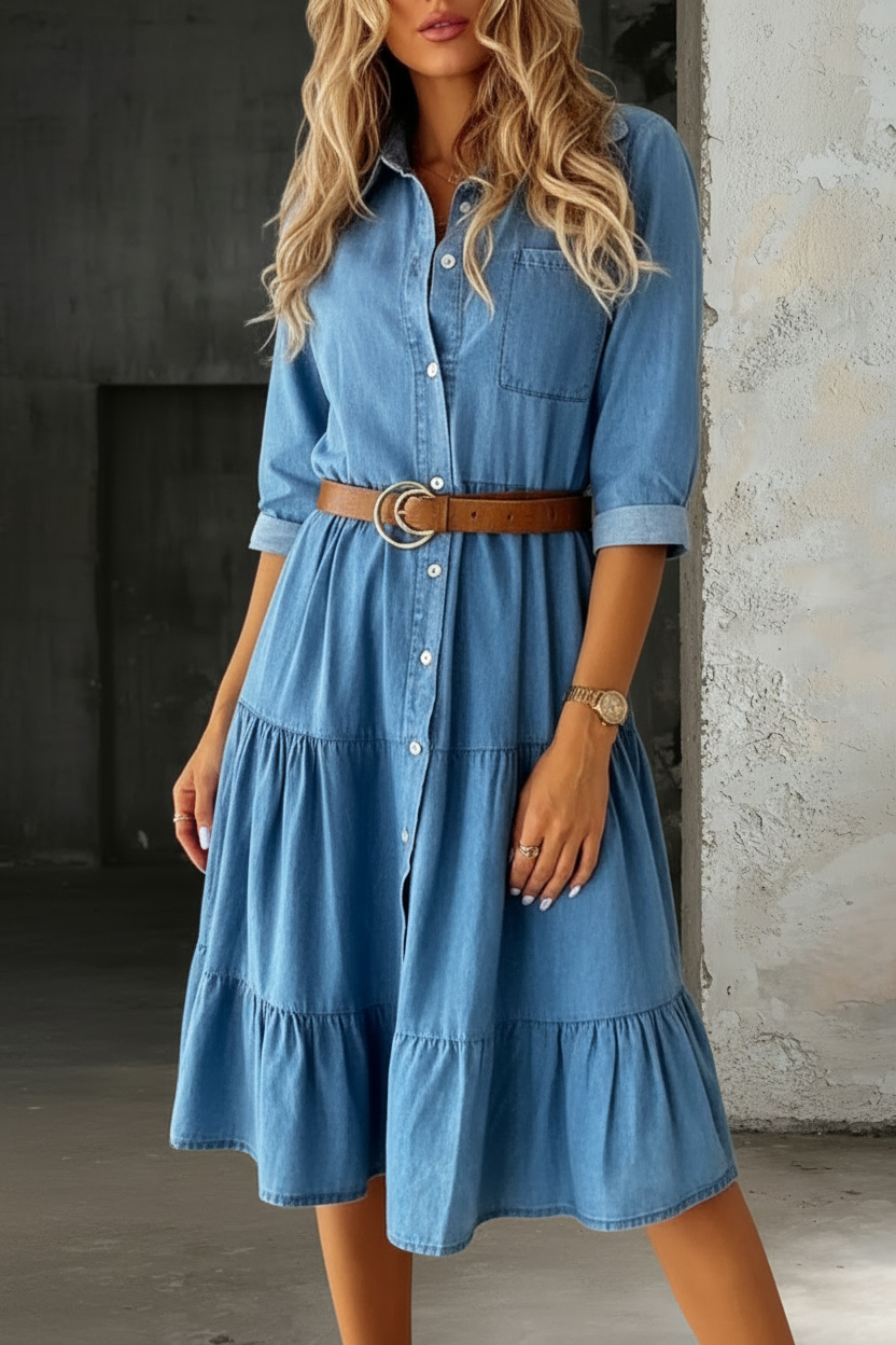 Barbara™ Casual Denim Dress