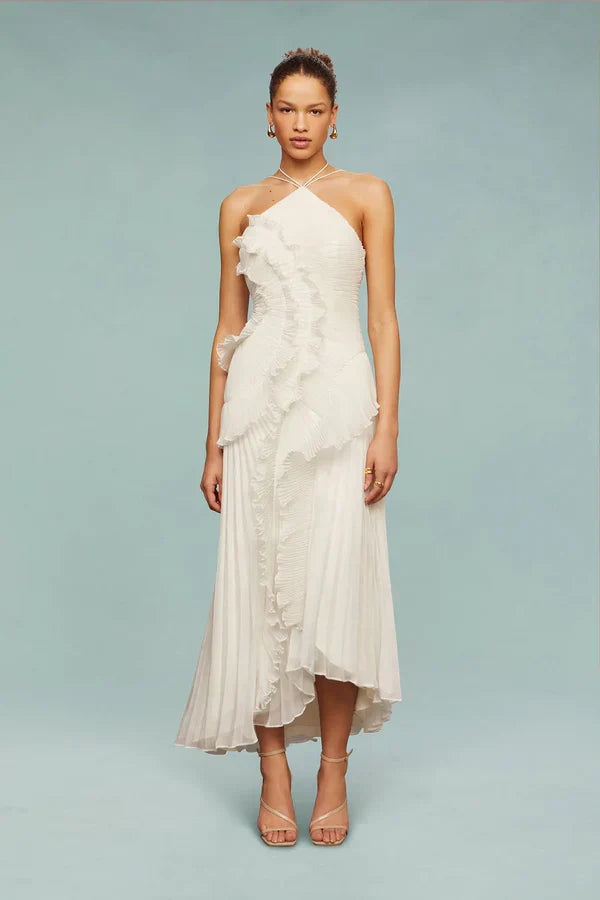 LIYANA™ Spiral Ruffle Dress
