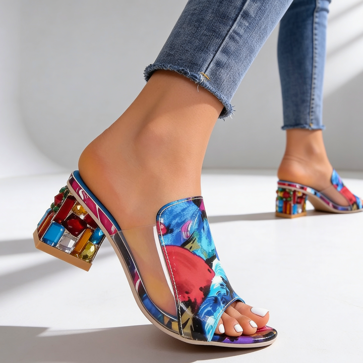 Alina™ Jewel Heel Slides