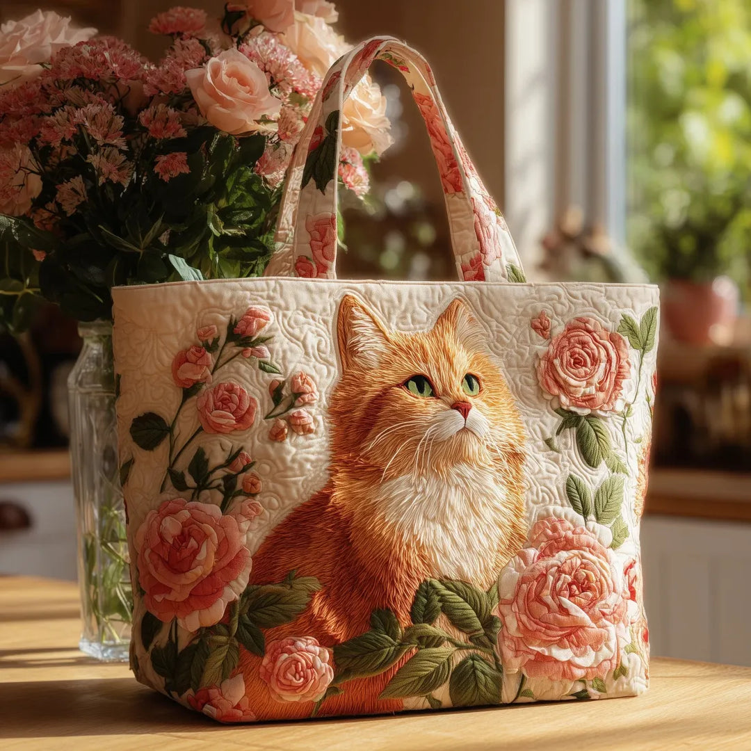 Carmen™ Orange Cat with Roses