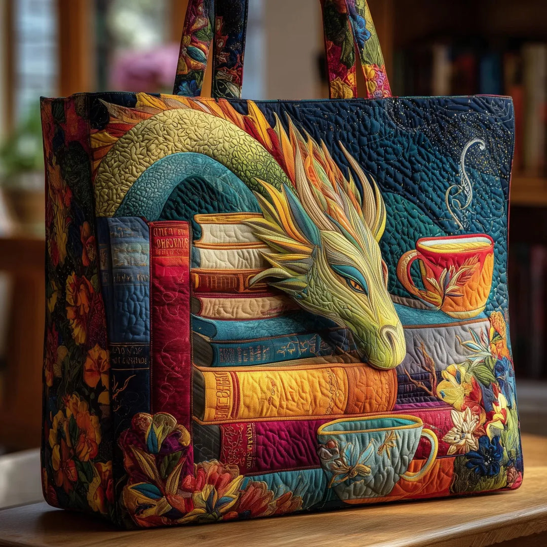 Daphne™ Dragon with Books and Mugs