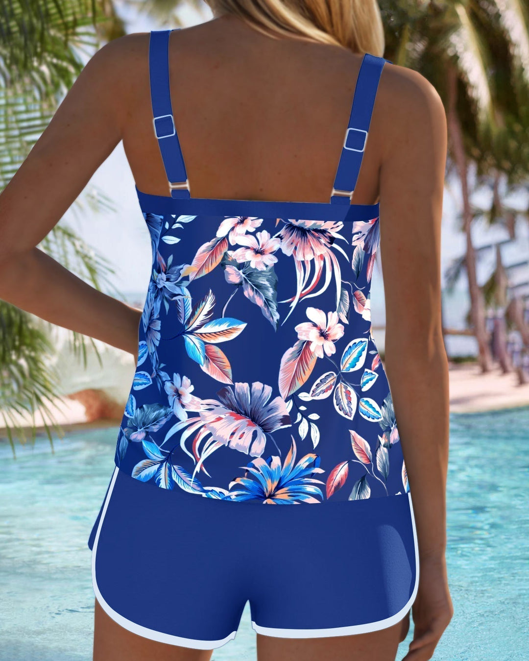 Imke™ U-Neck  Printed Tankini