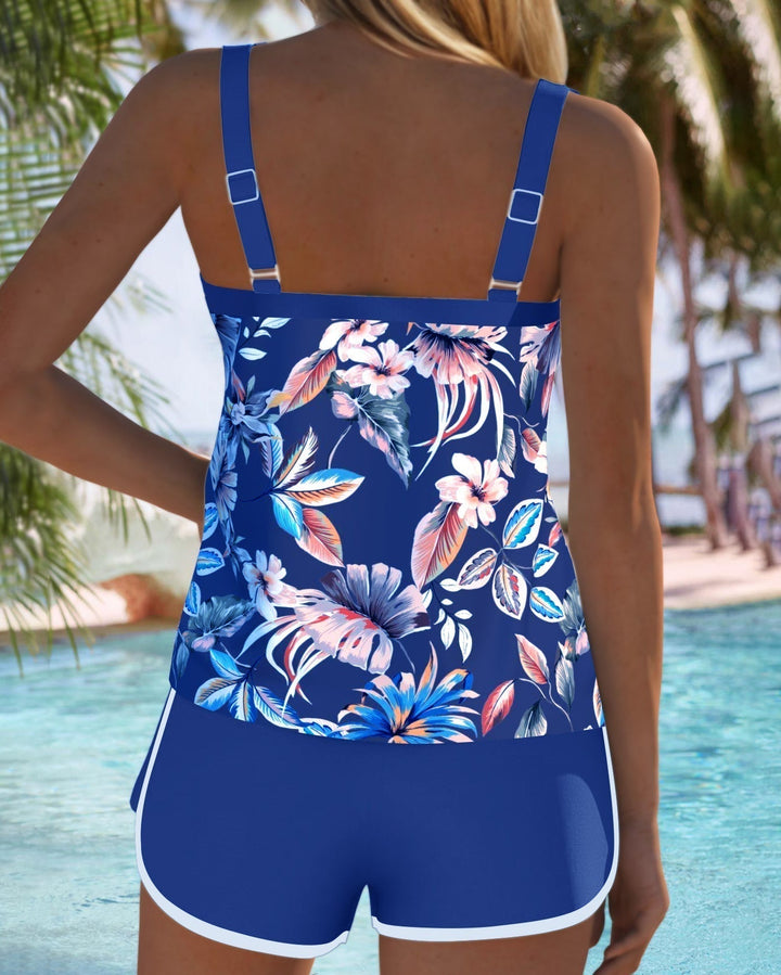Imke™ U-Neck  Printed Tankini