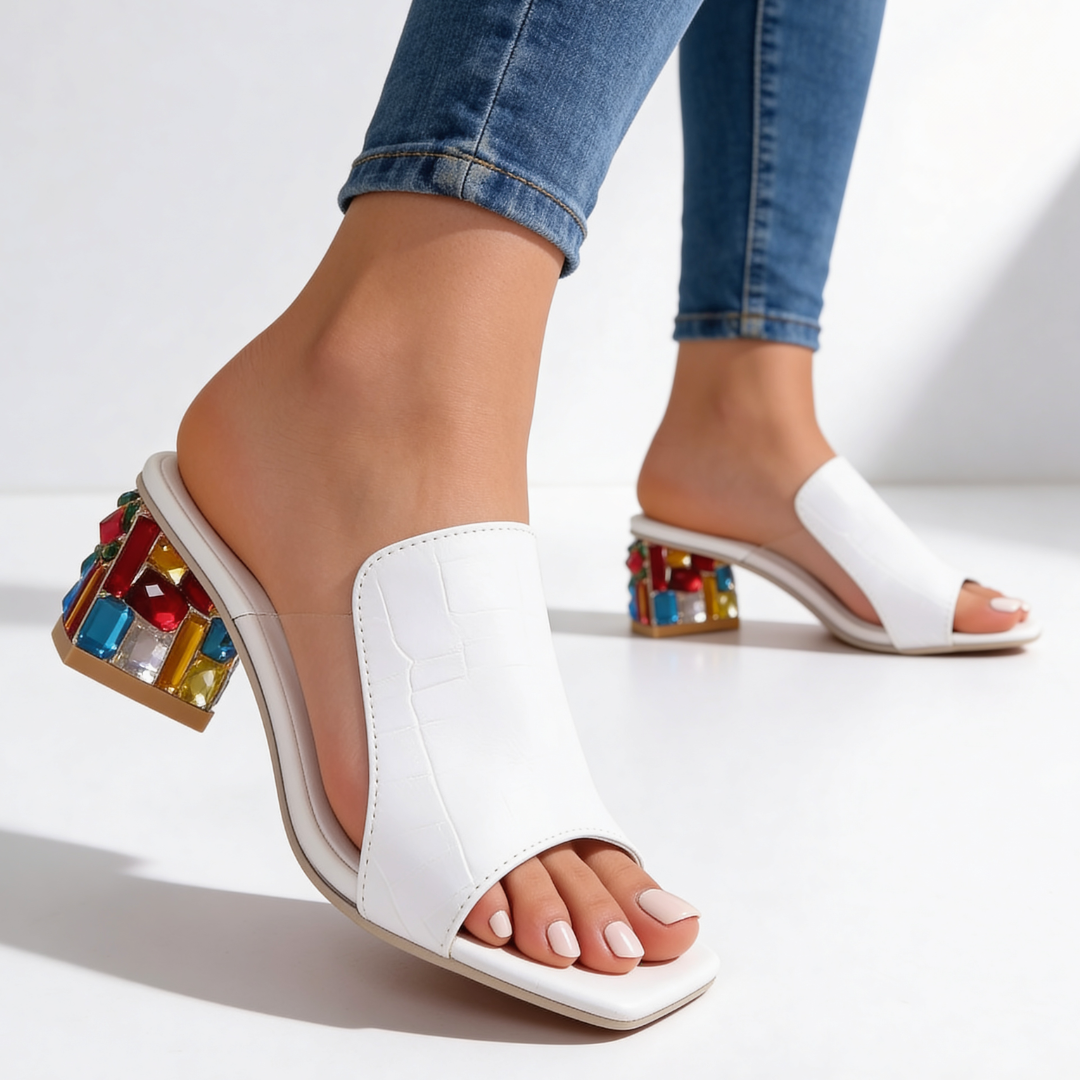 Alina™ Jewel Heel Slides