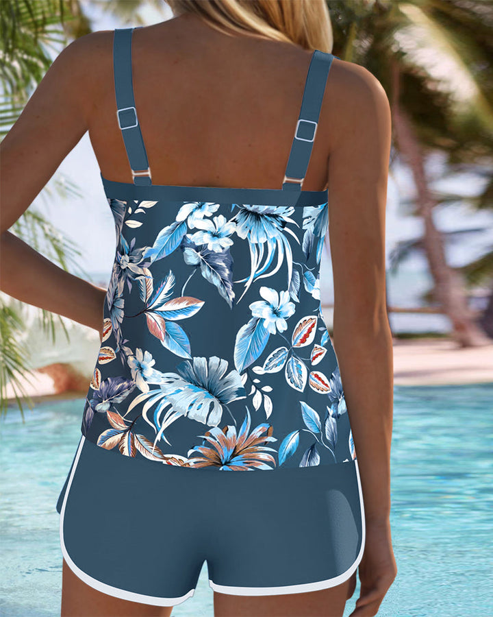 Imke™ U-Neck  Printed Tankini