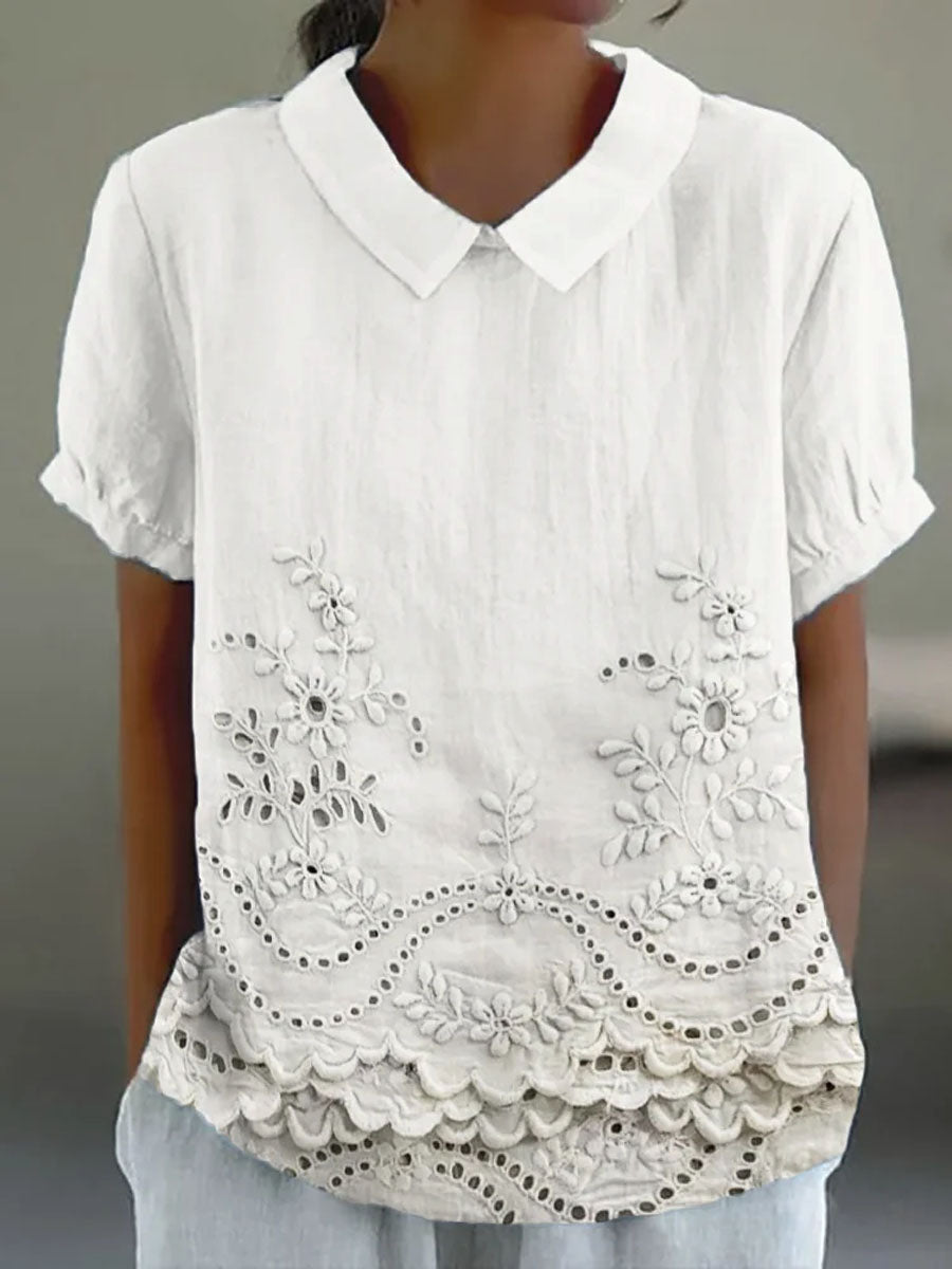 Rosalie™ Floral Embroidered Blouse