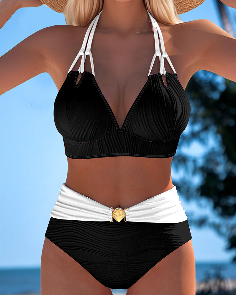 Lily™ High Waisted Double Strap Swimsuit