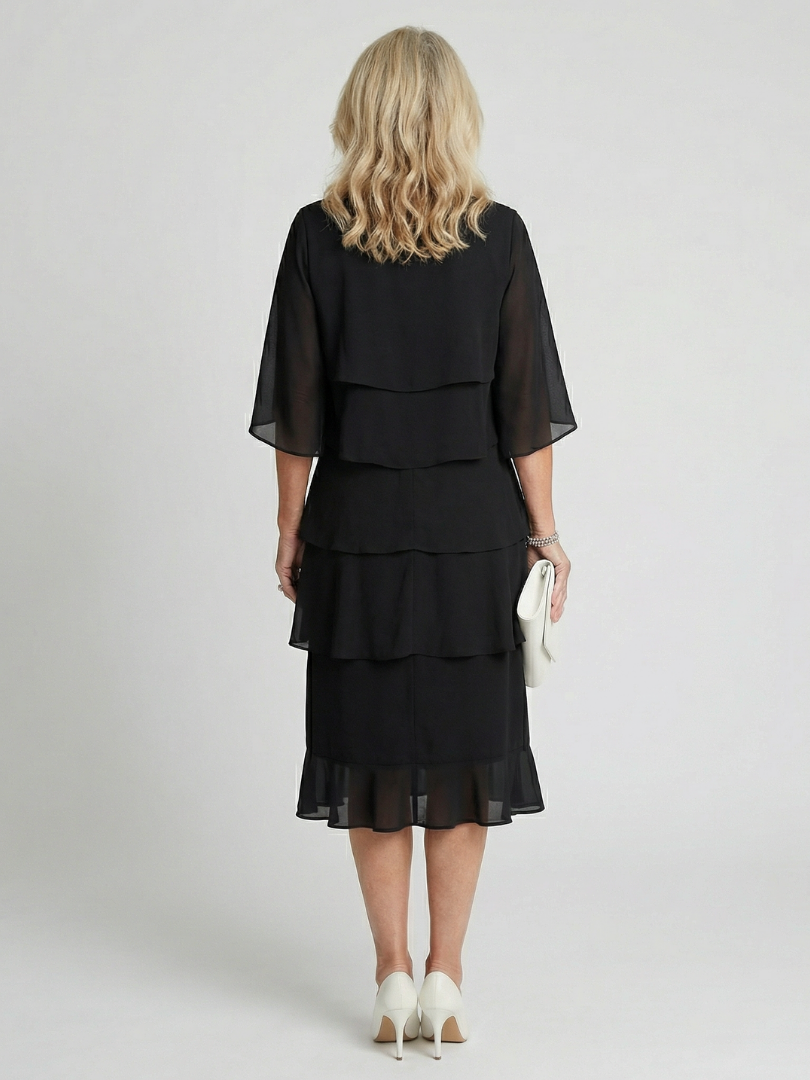 Brent™ Layered Tier Midi Dress