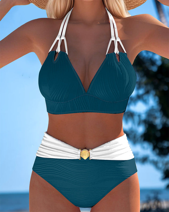 Lily™ High Waisted Double Strap Swimsuit