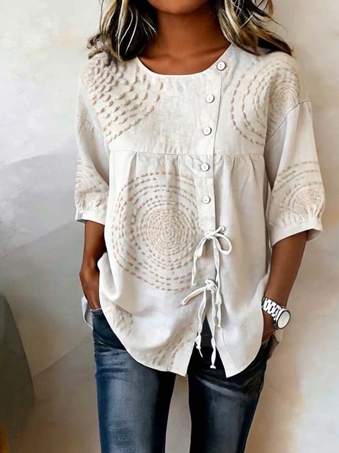 Emelane™ Soft Embroidered  Top