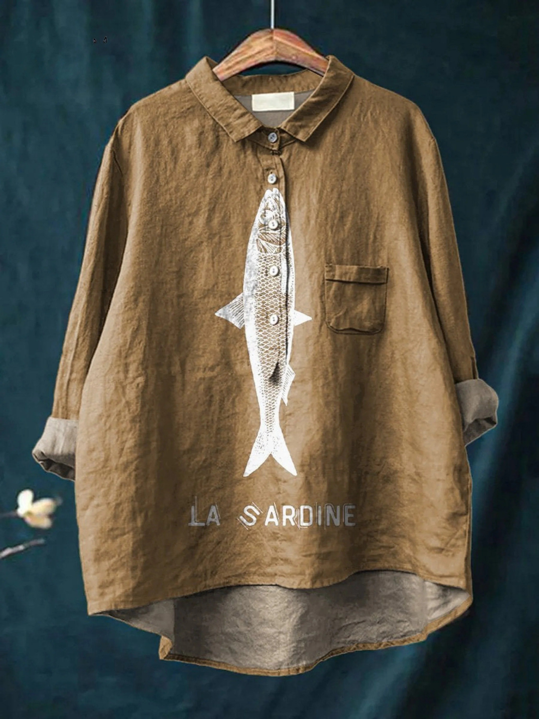 Corinne™ Sardine Print Blouse