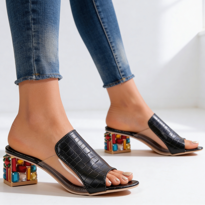 Alina™ Jewel Heel Slides
