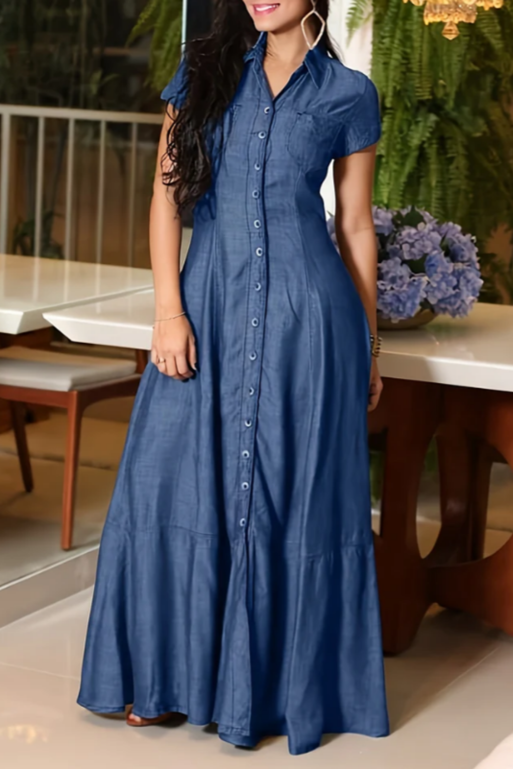 Mandy™ Long Denim Dress