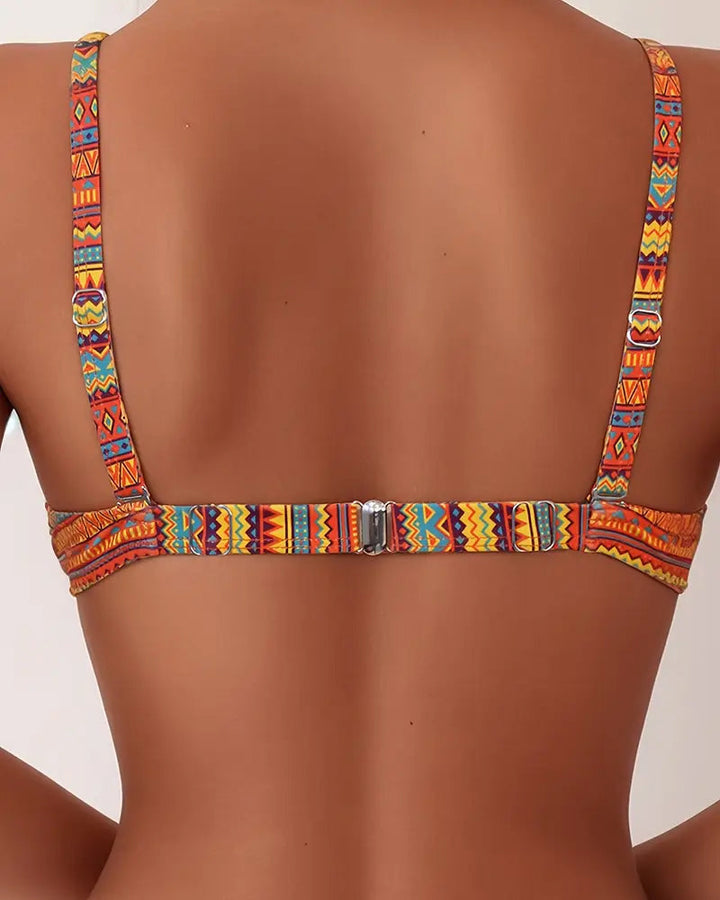 Rose™ Two Piece Swimsuit with Striped Print