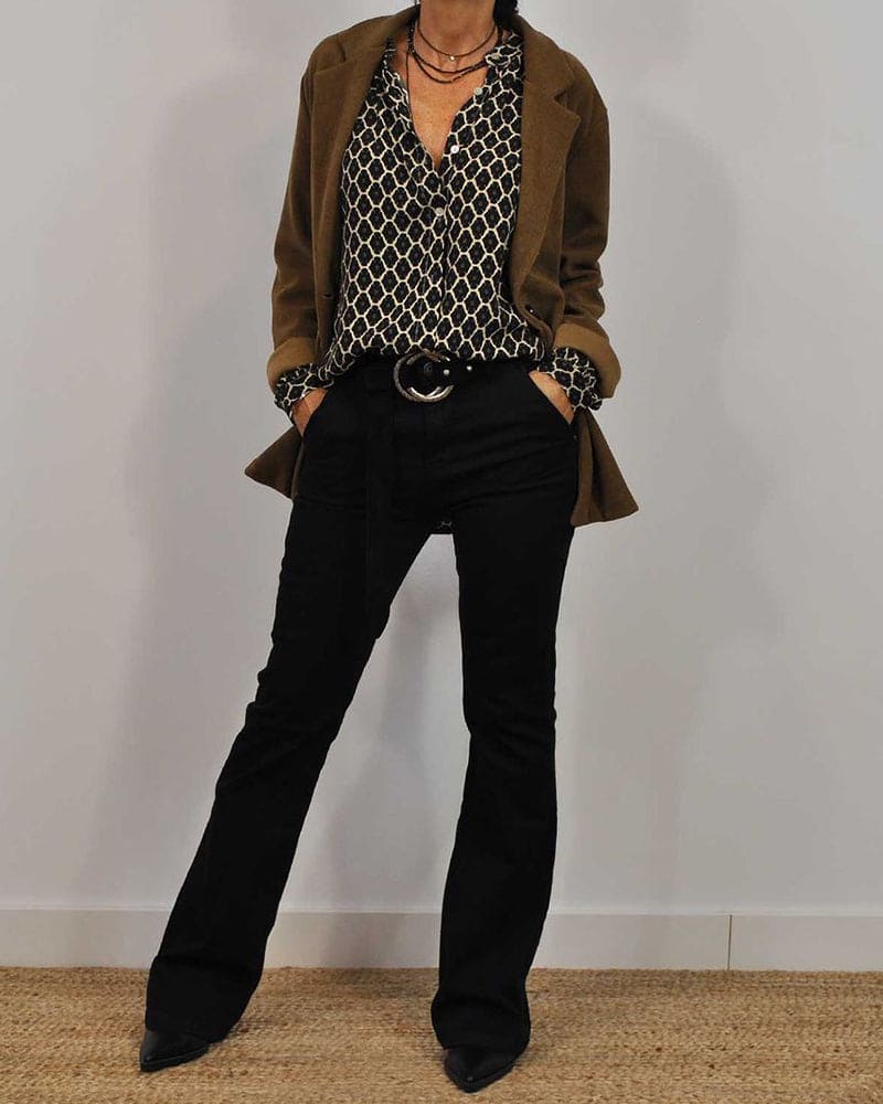 ELVIRA™  V-Neck Blouse