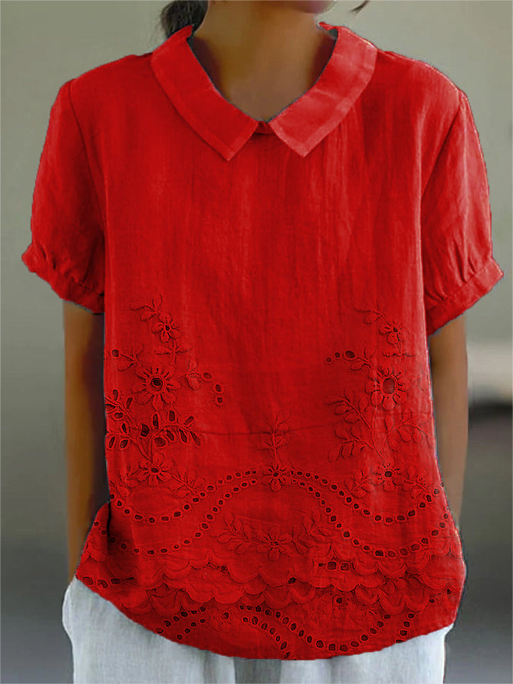 Rosalie™ Floral Embroidered Blouse