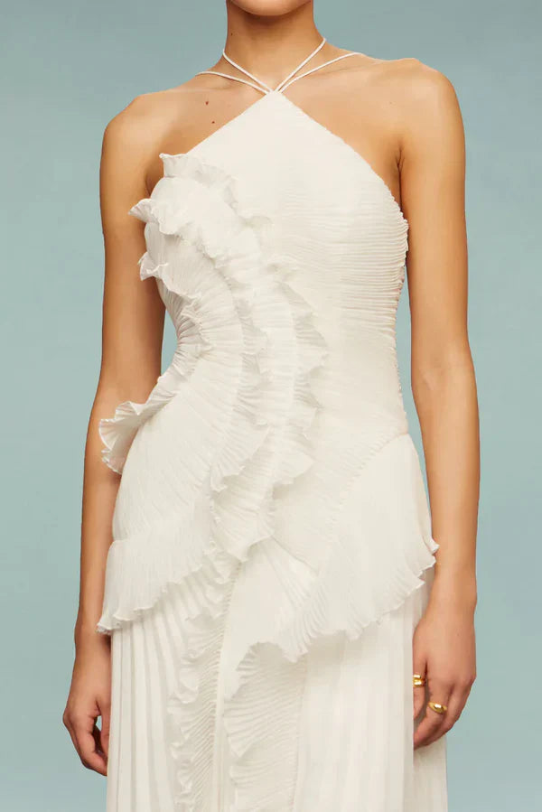 LIYANA™ Spiral Ruffle Dress