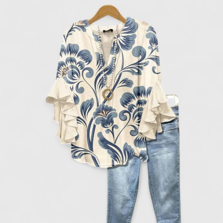 Isabella™ Ruffle Sleeve Blouse