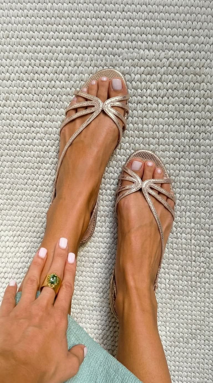Ginevra™ Golden Sandals