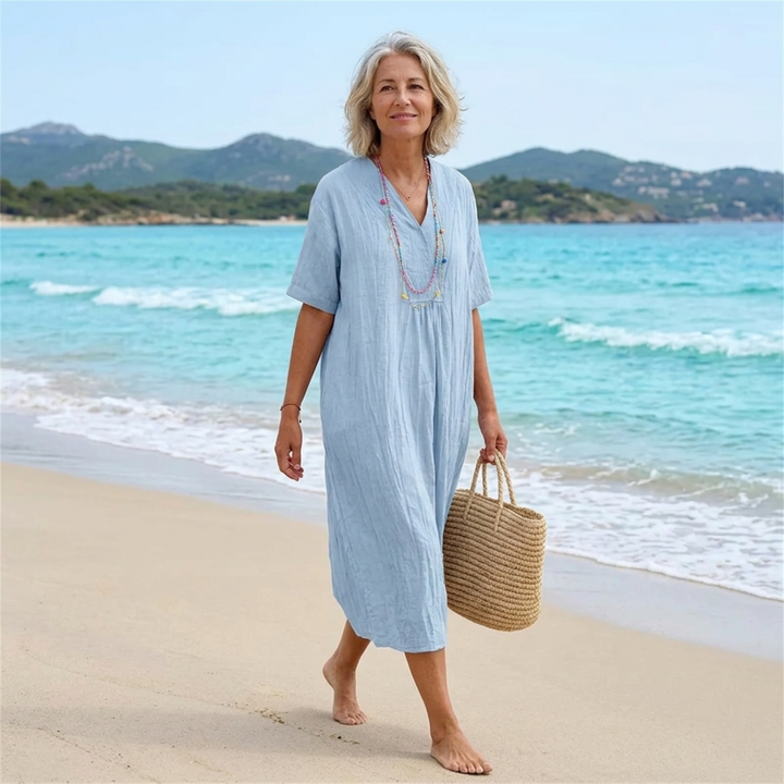 Silvana™ Relaxed Textured Maxi Dress