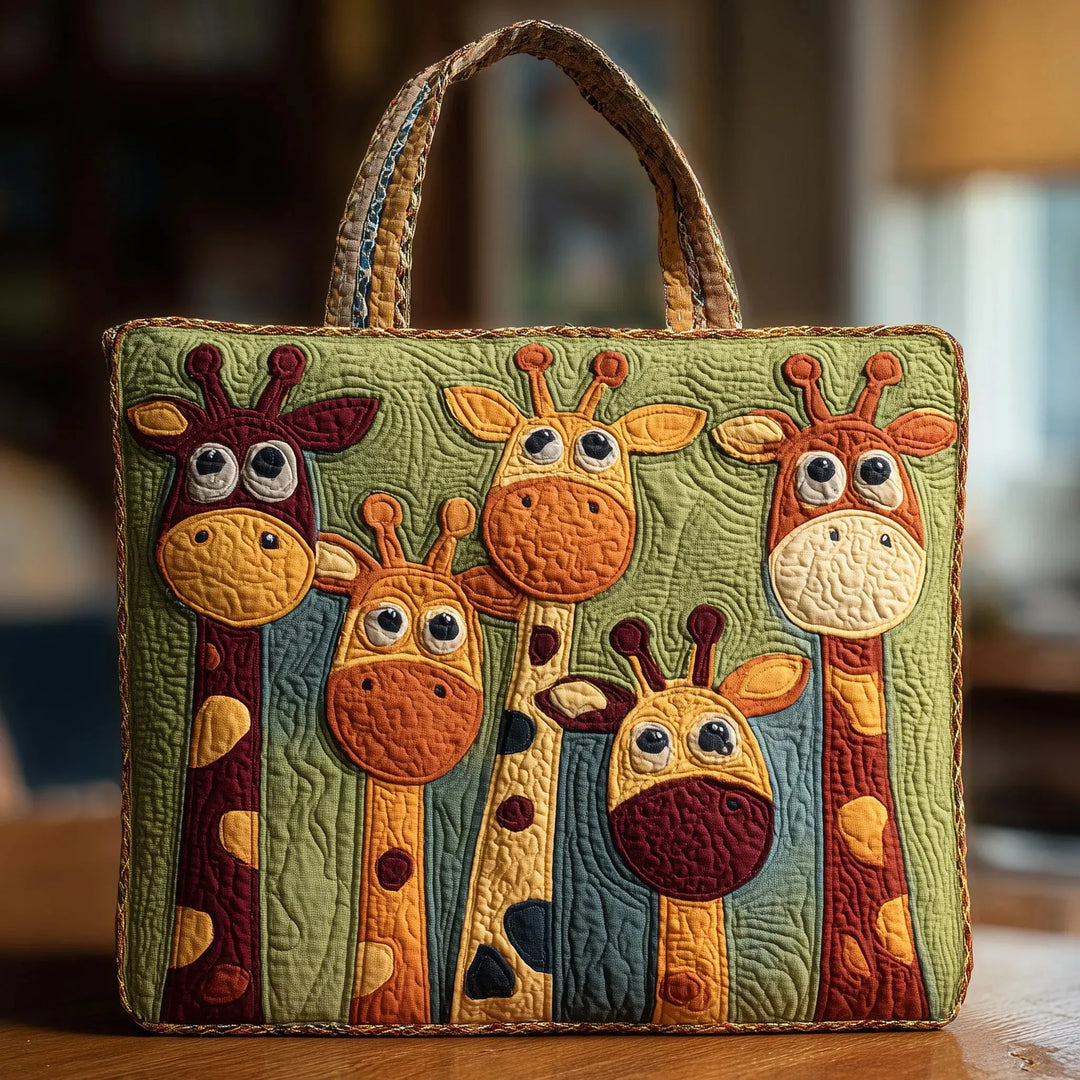 Maisie™ Quilted Tote Bag Giraffe