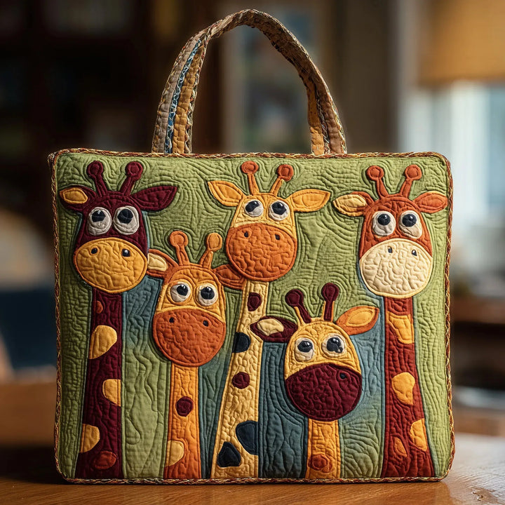 Maisie™ Quilted Tote Bag Giraffe