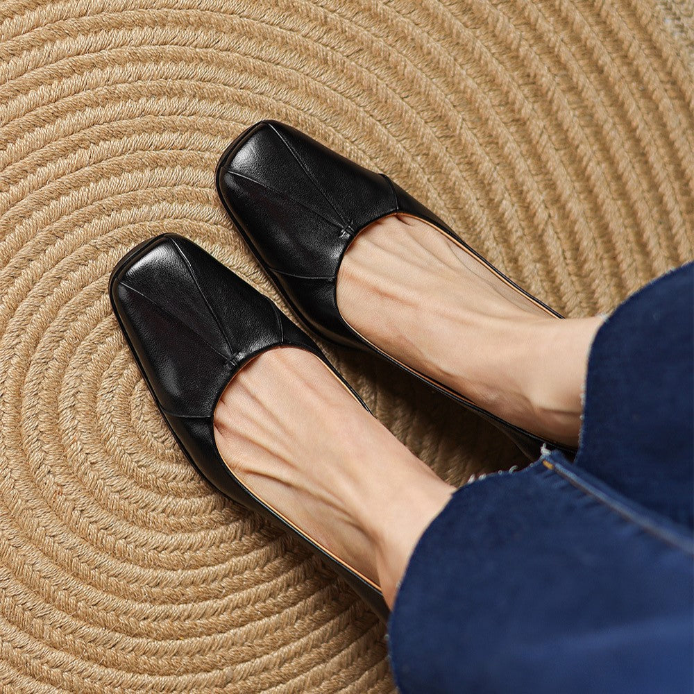 MARISOL™ Leather Square-Toe Pumps