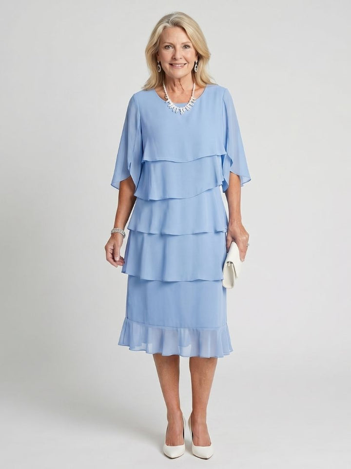 Brent™ Layered Tier Midi Dress