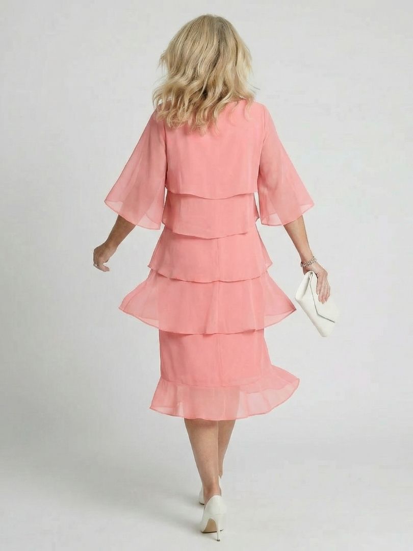Brent™ Layered Tier Midi Dress