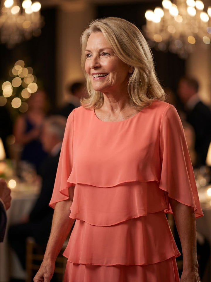 Brent™ Layered Tier Midi Dress