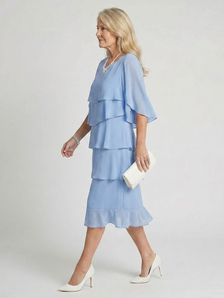 Brent™ Layered Tier Midi Dress