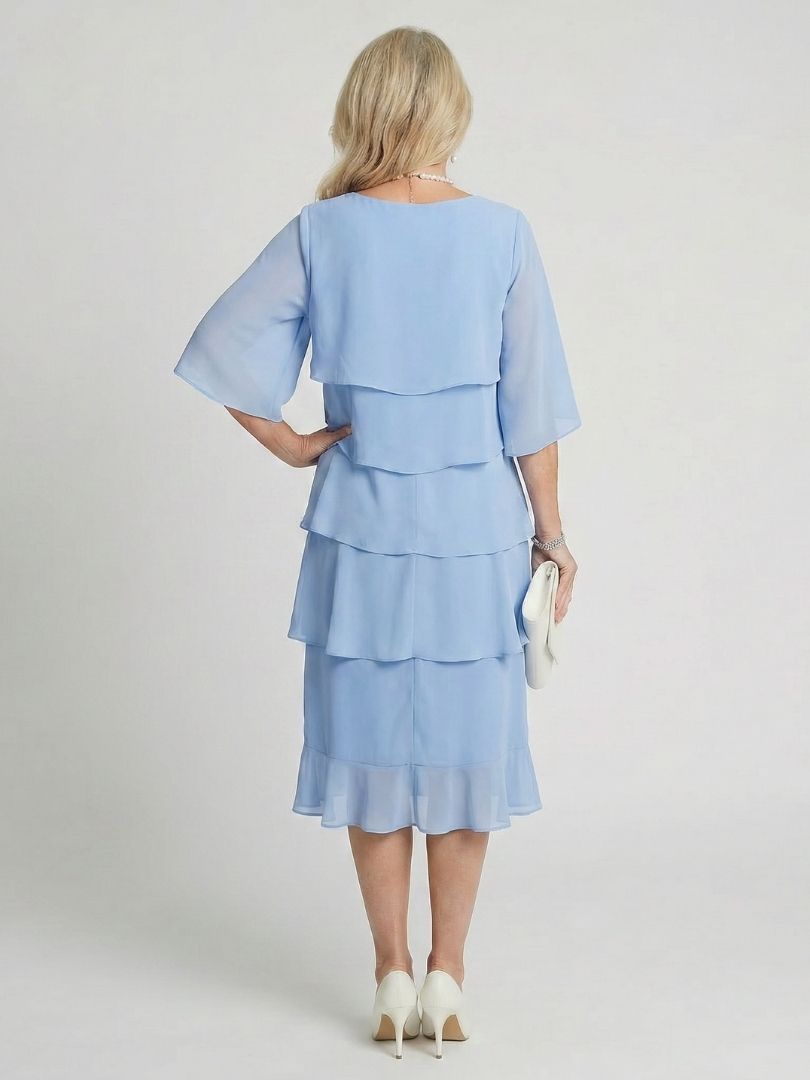 Brent™ Layered Tier Midi Dress