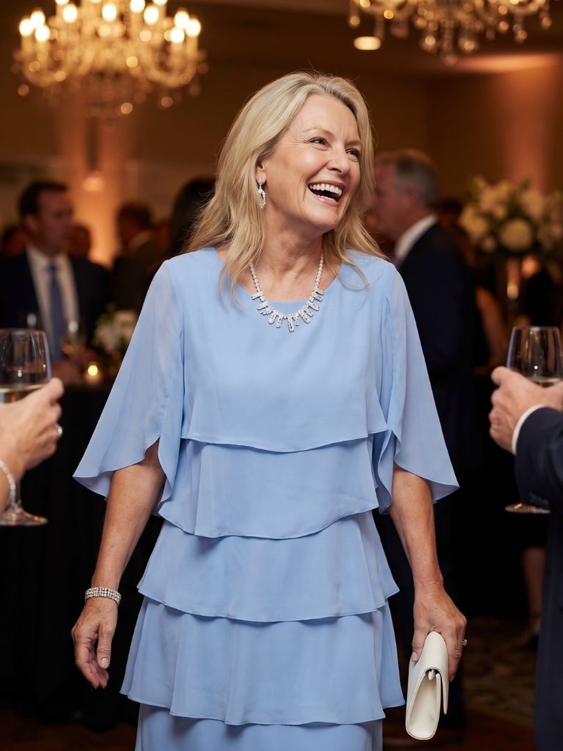 Brent™ Layered Tier Midi Dress