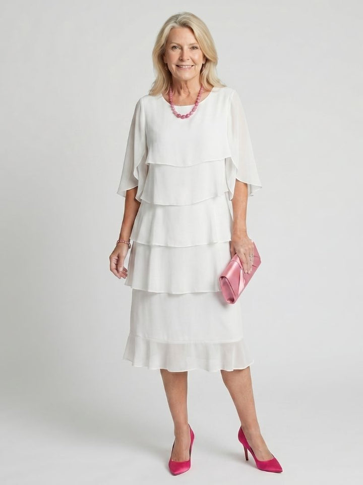 Brent™ Layered Tier Midi Dress