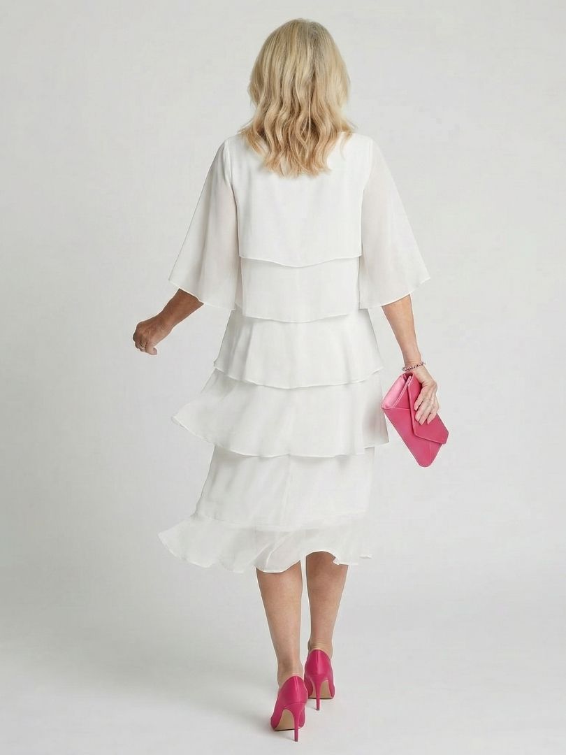 Brent™ Layered Tier Midi Dress