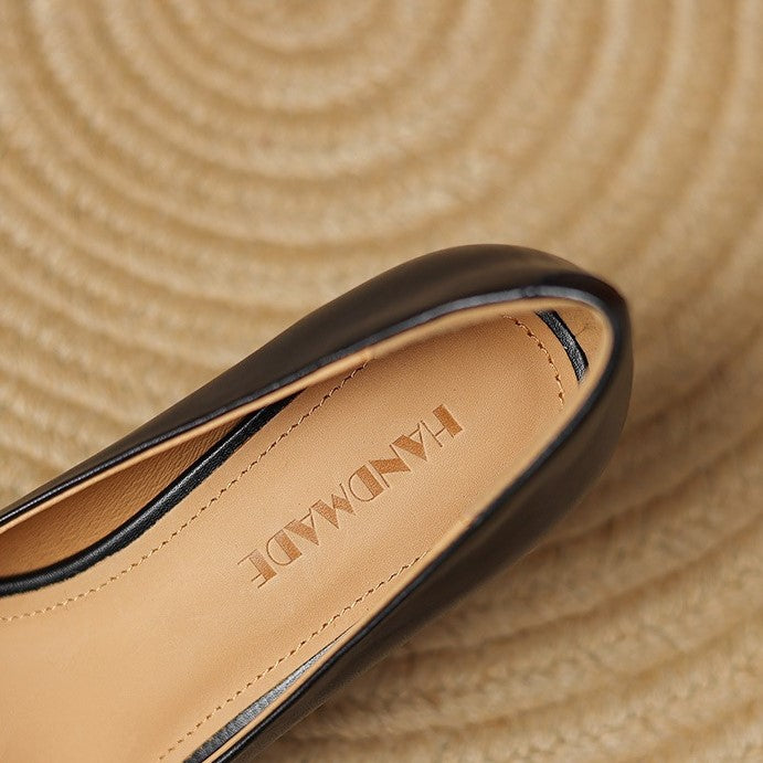 MARISOL™ Leather Square-Toe Pumps