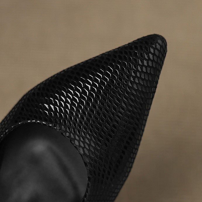 Celine™ Pointed Leather Heels
