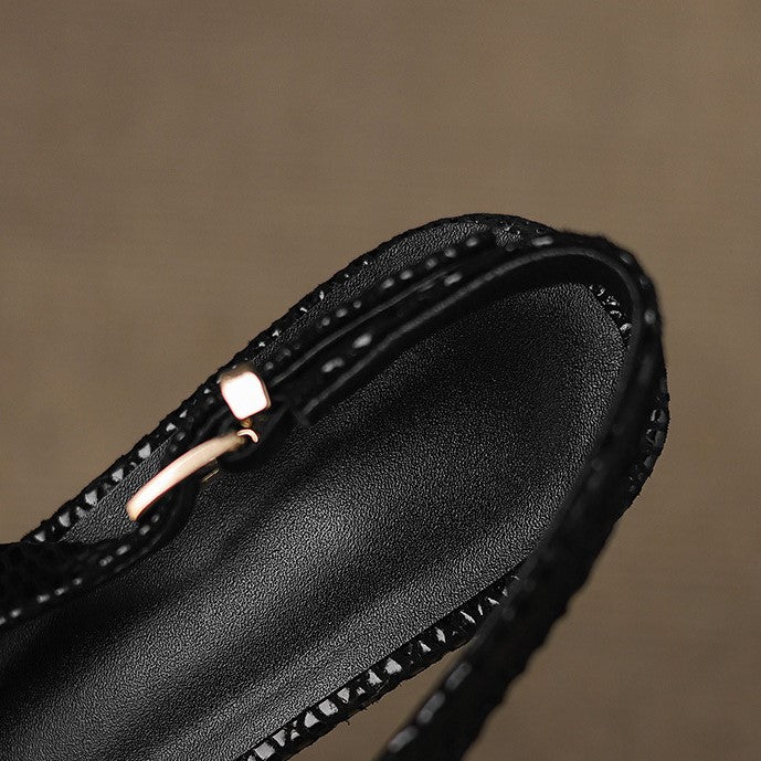 Celine™ Pointed Leather Heels