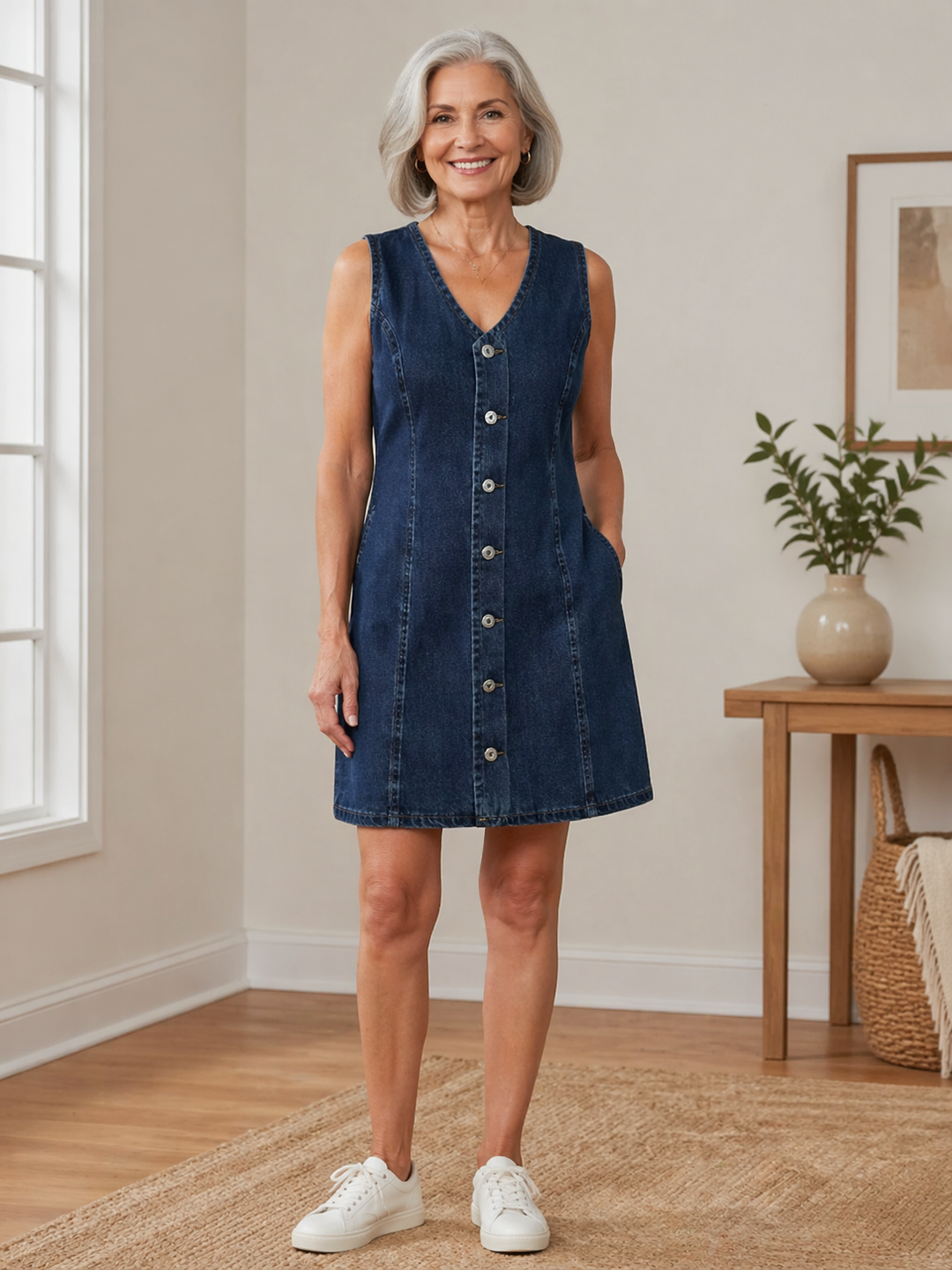 Lila™ Denim Mini Dress