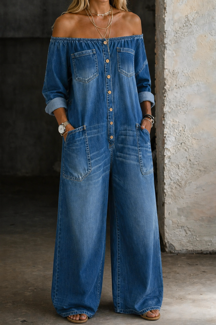 Elena™ Off Shoulder Jumpsuit