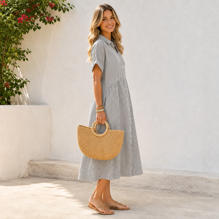 Maria™ Casual Shirt Dress
