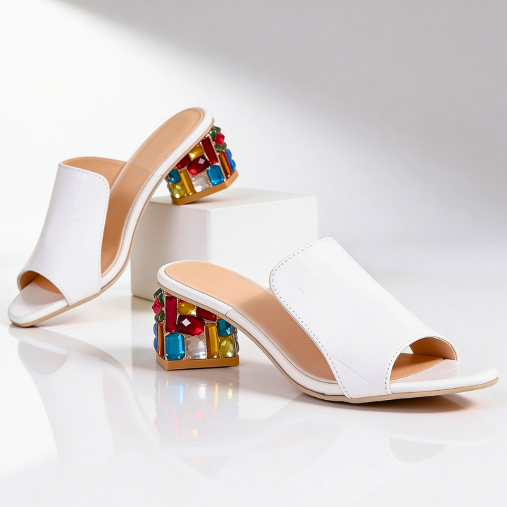 Alina™ Jewel Heel Slides