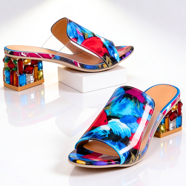 Alina™ Jewel Heel Slides