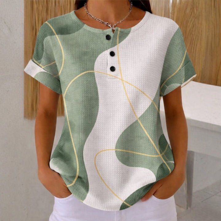 Arielle™ Colorblock Casual Blouse